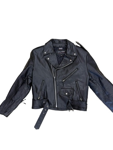 Vtg wilsons mens black - wilsons, m