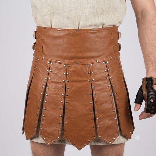 Handmade medieval leather - handmade,